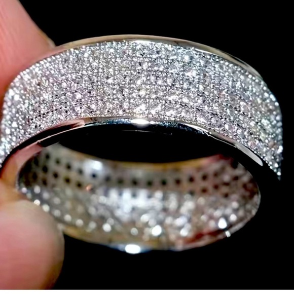 Rings are listed right now for $28 Sterling silver plated semi precious stones - Picture 15 of 16